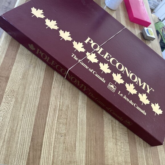Vintage Poleconomy Board Game Rare Waddingtons Finance Game Of Canada Complete - Picture 8 of 9